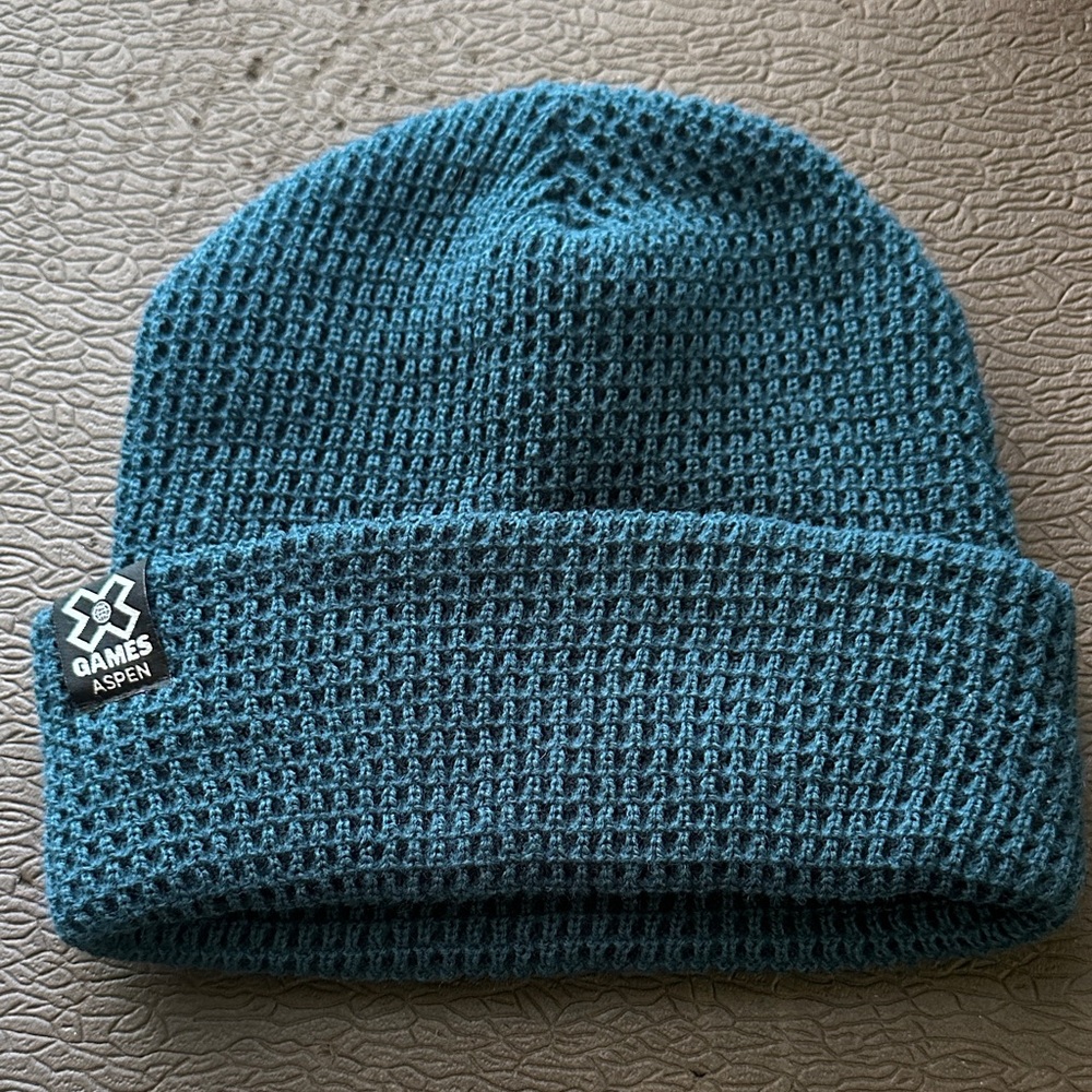 X Games Aspen Unisex Teal Knit Beanie